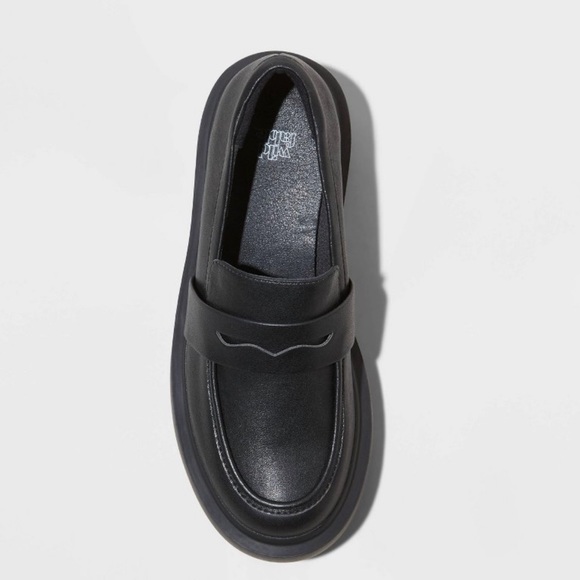 Wild fable Black Lacey Platform Loafer Size 11 - Picture 3 of 7